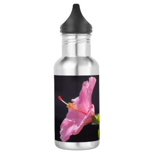 Bouteille D'eau Fleur d'Hibiscus de Profil