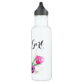 Bouteille D'eau Fleur Fille Aquarelle Fleurs Eau (Droite)
