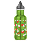 Bouteille D'eau Fleur Fleur Motif de fraise Fleur marron (Gauche)