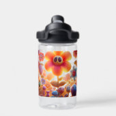 Bouteille D'eau fleur florale (Salle de sport)