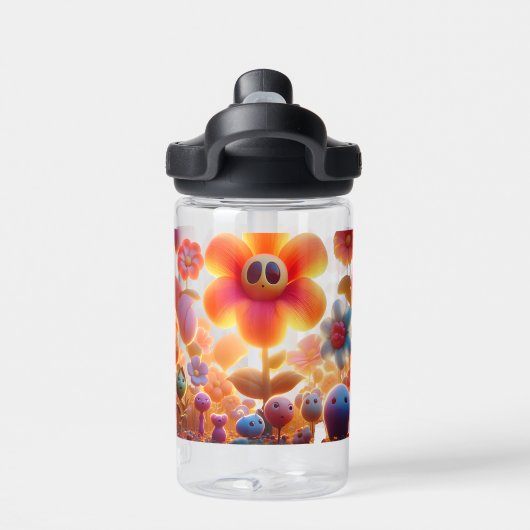 Bouteille D'eau fleur florale (Salle de sport)