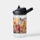 Bouteille D'eau fleur florale (Gauche)