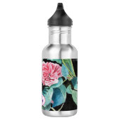 Bouteille D'eau Fleur florale rose Pastel Blush Rose (Droite)