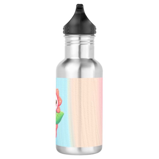 Bouteille D'eau Fleur mignonne, capricieuse en pot (Droite)