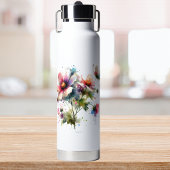 Bouteille D'eau Fleur Moderne