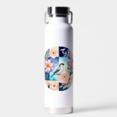 Bouteille D'eau Fleur & Oiseau (Avant)