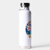 Bouteille D'eau Fleur & Oiseau (Plage)