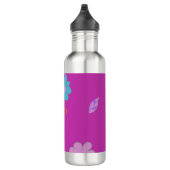 Bouteille D'eau Fleur Rétro Filles mignonnes (Droite)