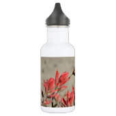 Bouteille D'eau Fleur rouge (Gauche)