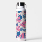 Bouteille d'eau Fleur Sauvage Néon Fraise (Arrière)