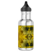 Bouteille D'eau Fleur soleil éclate dorée (Droite)