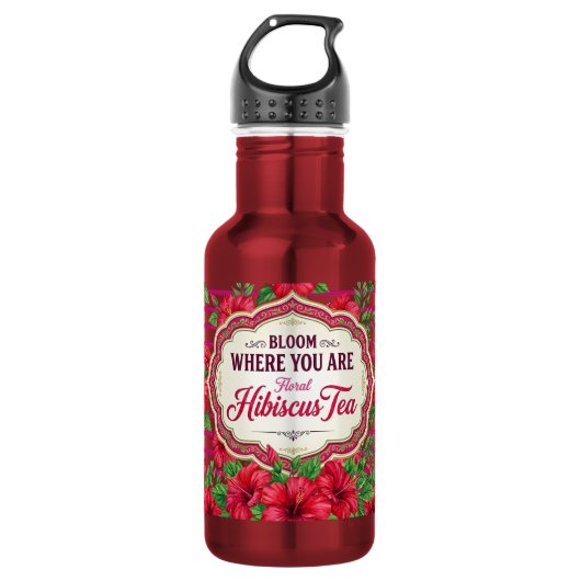 Bouteille D'eau Fleurir là où vous êtes (Devant)