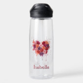 Bouteille D'eau Fleurs (Arrière)