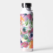 Bouteille D'eau Fleurs Aquarelle d'Été (Gauche)