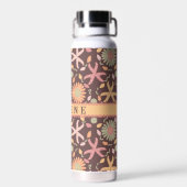 Bouteille D'eau Fleurs avec étoile de mer (Arrière)