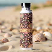 Bouteille D'eau Fleurs avec étoile de mer