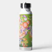 Bouteille D'eau Fleurs, composition florale japonaise (Gym)
