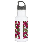 Bouteille D'eau Fleurs Cosmos roses (Dos)