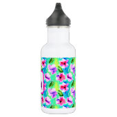 Bouteille D'eau Fleurs d'aquarelle monogrammes (Droite)