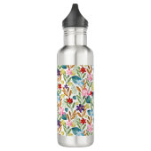 Bouteille D'eau Fleurs d'aquarelle Motif-67666 (Gauche)
