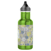 Bouteille D'eau Fleurs de bouquet minuscules lavande gris (Droite)