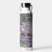 Bouteille D'eau Fleurs de cerisier et séquoias (Avant)