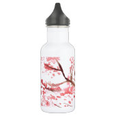 Bouteille D'eau Fleurs de cerisier rose aquarelle Sakura (Gauche)