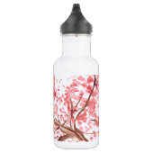 Bouteille D'eau Fleurs de cerisier rose aquarelle Sakura (Droite)