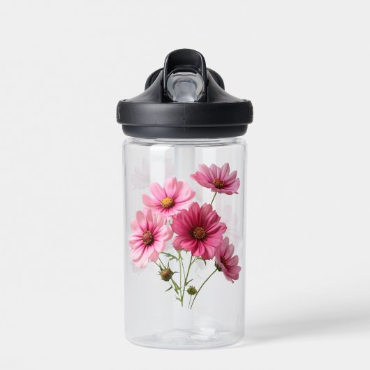 Bouteille D'eau Fleurs de Cosmos Rose-23456 (Avant)