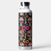 Bouteille D'eau Fleurs de Crâne de Sucre (Droite)