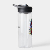 Bouteille D'eau Fleurs de grenouille Papillons et champignons Pers (Droite)