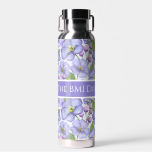 Bouteille D'eau Fleurs de lavande Motivation Personnaliser les mot