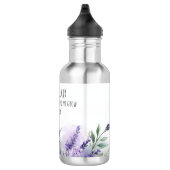 Bouteille D'eau Fleurs de Lavande Personnalisées pour Remerciement (Droite)