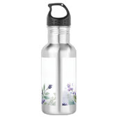 Bouteille D'eau Fleurs de Lavande Personnalisées pour Remerciement (Dos)