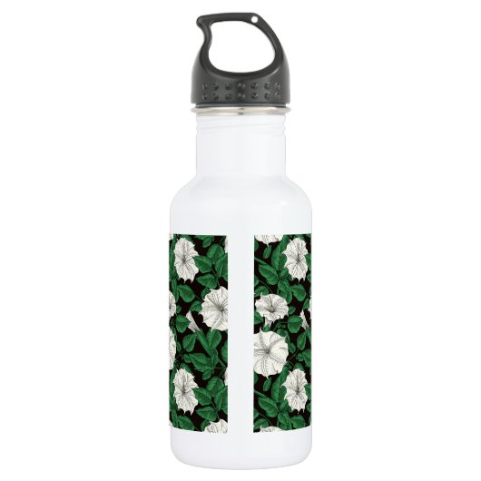 Bouteille D'eau Fleurs de lune 2 (Dos)