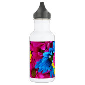 Bouteille D'eau Fleurs de monogrammes aux couleurs fluorescentes (Gauche)