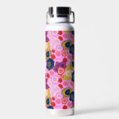 Bouteille D'eau Fleurs de printemps (Arrière)