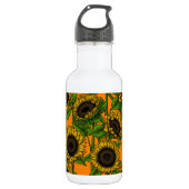 Bouteille D'eau Fleurs de soleil (Devant)