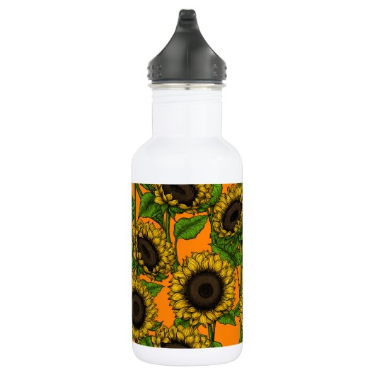 Bouteille D'eau Fleurs de soleil (Droite)