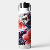 Bouteille D'eau Fleurs, design japonais (Salle de sport)