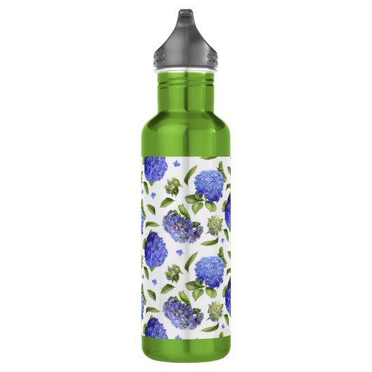 Bouteille D'eau Fleurs d'Hydrangea Art botanique (Droite)