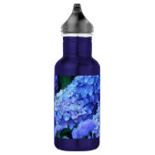 Bouteille D'eau Fleurs d'Hydrangea Bleu Floral (Droite)