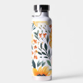 Bouteille D'eau Fleurs Floral Pattern Sublimation-95654 (Plage)