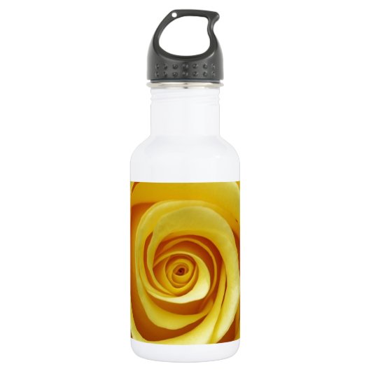 Bouteille D'eau Fleurs Jaunes (Devant)