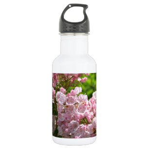 Bouteille D'eau Fleurs jolies roses de laurier des montagnes