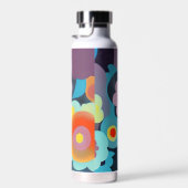 Bouteille D'eau Fleurs mod rétro (Plage)