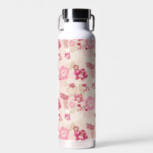 Bouteille D'eau Fleurs modernes roses mignonnes motif Haut basket