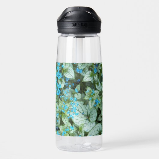 Bouteille D'eau Fleurs Petit Bleu Brunnera Floral (Arrière)