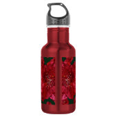 Bouteille D'eau Fleurs pour Noël (Dos)