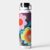Bouteille D'eau Fleurs rétro mod  (Arrière)